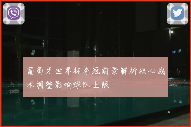 葡萄牙世界杯夺冠前景解析核心战术调整影响球队上限